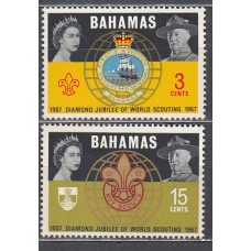 Bahamas - Correo 1967 Yvert 256/7 * Mh  Personajes