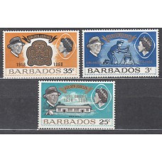 Barbados - Correo 1968 Yvert 283/5 * Mh Scoutismo