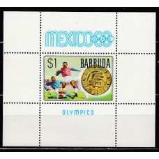 Barbuda - Hojas Yvert 1 ** Mnh  Deportes fútbol