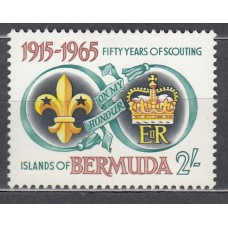 Bermudas - Correo Yvert 186 * Mh Scoutismo