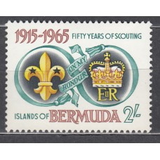 Bermudas - Correo Yvert 186 * Mh Scoutismo