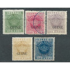 Guinea Portuguesa Correo Yvert 19/23A */usado Mh/used