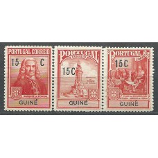 Guinea Portuguesa Correo Yvert 205/207 * Mh