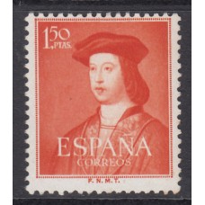 España II Centenario Sueltos 1952 Edifil 1109 ** Mnh