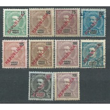 Lorenzo-Marques Correo Yvert 147/156 */(*)/usado Mh/Mng/used 150-151-154 usados