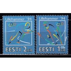 Estonia - Correo 1994 Yvert 234/5 ** Mnh  Deportes