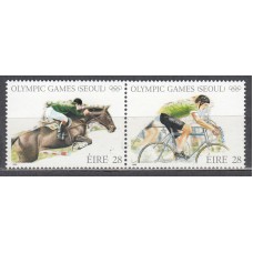 Irlanda - Correo 1988 Yvert 648/9 ** Mnh  Deportes