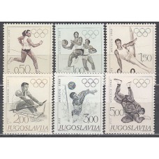Yugoslavia - Correo 1968 Yvert 1183/8 * Mh Olimpiadas de Méjico