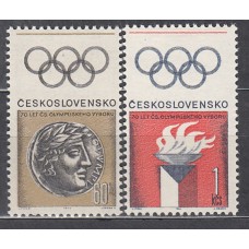 Checoslovaquia - Correo 1966 Yvert 1507/8 * Mh Deportes