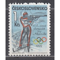Checoslovaquia - Correo 1992 Yvert 2909 * Mh  Deportes tiro