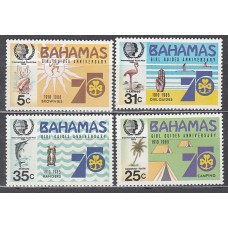 Bahamas - Correo 1985 Yvert 567/70 * Mh