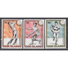 Cook - Correo Yvert 843/5 * Mh  Deportes