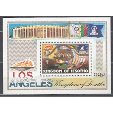 Lesotho - Hojas Yvert 21 ** Mnh  Olimpiadas Los Angeles