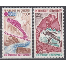 Dahomey - Correo Yvert 311+A.156 * Mh Olimpiadas de Sapporo