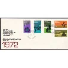 Australia Sobres Primer Dia FDC Yvert 562/566 - Paisajes 1972