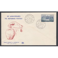 Italia Sobres Primer Dia FDC Yvert 736 - Exposicion Arezzo 1956