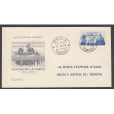 Italia Sobres Primer Dia FDC Yvert 780 Roma 1959