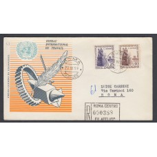 Italia Sobres Primer Dia FDC Yvert 798/799 - Roma 1959