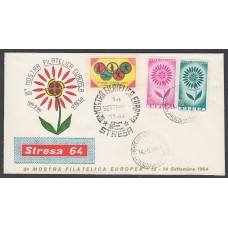 Italia Sobres Primer Dia FDC Yvert 907/908d Europa Cept 1964