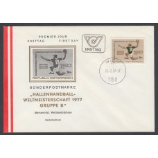 Austria Sobres Primer Dia FDC Yvert 1371 b - Deportes 1976