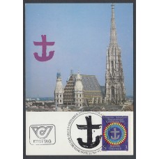 Austria Tarjetas Máximas Yvert 1583 - Religión 1983