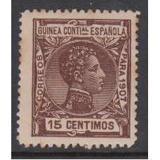 Guinea Sueltos 1907 Edifil 49 (*) Mng