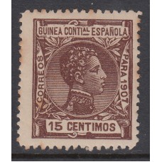 Guinea Sueltos 1907 Edifil 49 (*) Mng