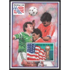 Virgenes - Hojas Yvert 84 ** Mnh Deportes fútbol