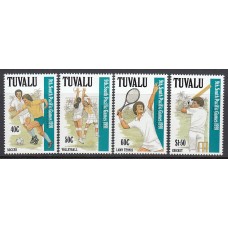Tuvalu - Correo Yvert 567/70 * Mh Deportes Fútbol
