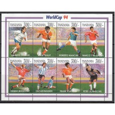 Tanzania - Correo Yvert 1476/83 ** Mnh  Deportes fútbol