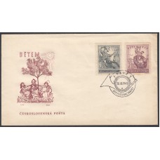 Checoslovaquia Sobres Primer Dia FDC Yvert 517/518 - Detem 1949