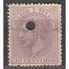 España Taladrados 1882 Edifil 211