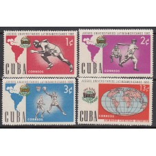 Cuba - Correo 1962 Yvert 635/8 * Mh Deportes