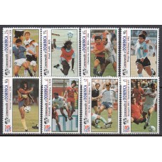 Dominica - Correo 1993 Yvert 1549/56 * Mh Deportes fútbol