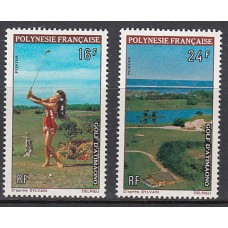 Polinesia - Correo Yvert 94/5 * Mh Deportes. Golf