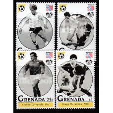 Grenada - Correo 1993 Yvert 2351/4 * Mh Deportes fútbol