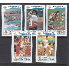 Grenada-Grenadines - Correo Yvert 1298/302 * Mnh Olimpiadas de Barcelona