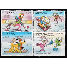Guayana Britanica - Correo Yvert 2627/30 * Mh Walt Disney