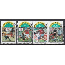 Gambia - Correo 1993 Yvert 1558/61 * Mh Deportes fútbol