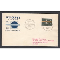 Finlandia Sobre Primer Dia FDC Yvert  511 - Helsinki 1961