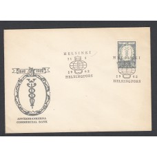 Finlandia Sobre Primer Dia FDC Yvert  525 - Helsinki Banco - 1962