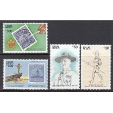 Ghana - Correo 1991 Yvert 1210/3 * Mh Scoutismo