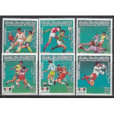 Libia - Correo 1985 Yvert 1620/5 * Mh  Deportes fútbol