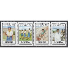 Lesotho - Correo Yvert 643/6 * Mh  Scoutismo