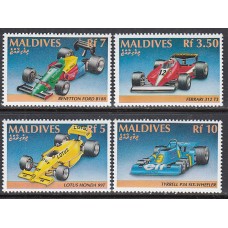 Maldives - Correo Yvert 1384/7 * Mh Deportes Formula I