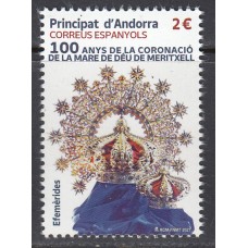 Andorra Española Correo 2021 Edifil 517 ** Mnh Mare de Deu de Meritxell