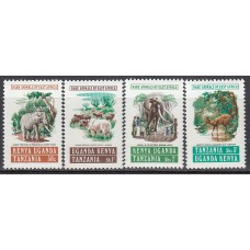 Este Africano - Correo Yvert 297/300 ** Mnh  Fauna