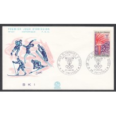 Francia Sobres Primer Dia FDC Yvert 1545 - Juegos Olímpicos Invierno 1968