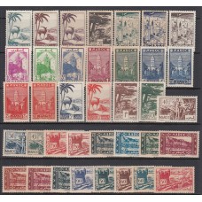 Marruecos Frances - Correo 1939 Yvert 163/99 * Mh