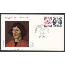 Francia Sobres Primer Dia FDC Yvert 1818 - Nicolas Copernic - Paris 1974